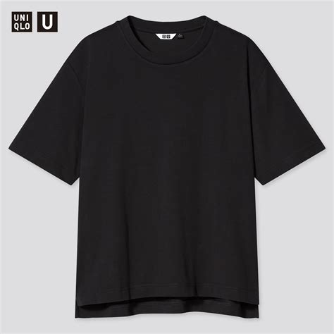 u airism cotton oversized crew neck t-shirt